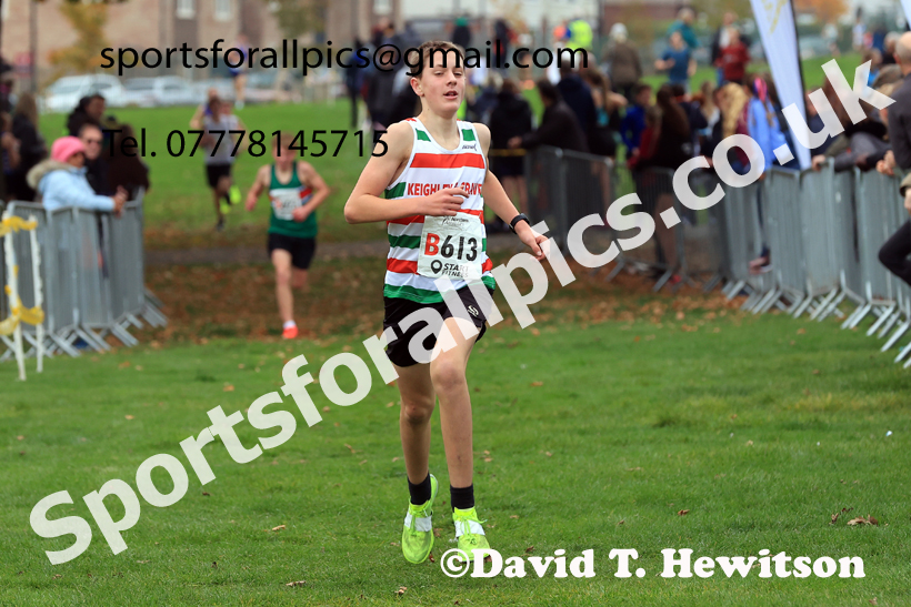 Boys Under-15s relay, 2025 Northern Cross Country Relays, Graves Park, Sheffield. Photo: David T. Hewitson/Sports for All Pics
